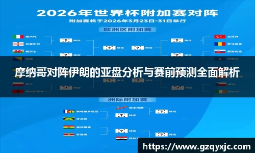 摩纳哥对阵伊朗的亚盘分析与赛前预测全面解析